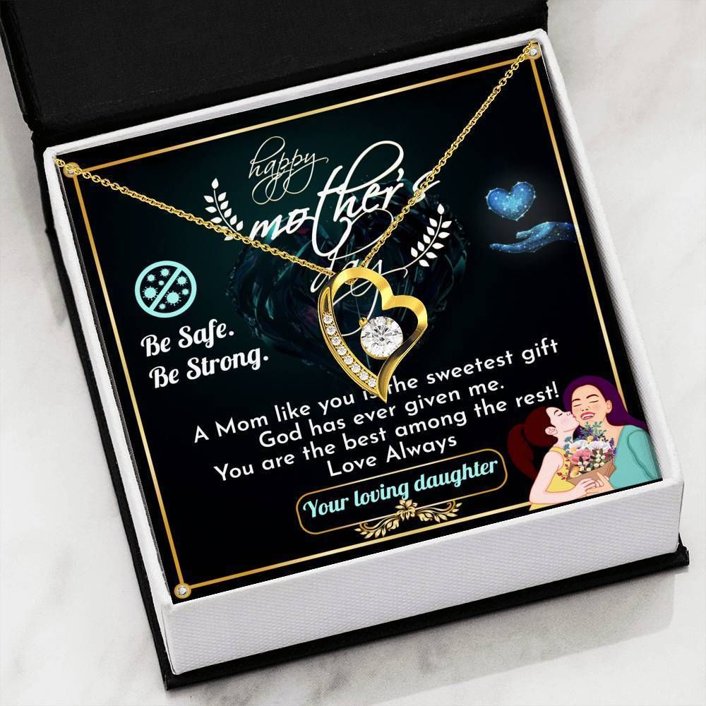 Be Safe Be Strong Forever Love Necklace For Mother