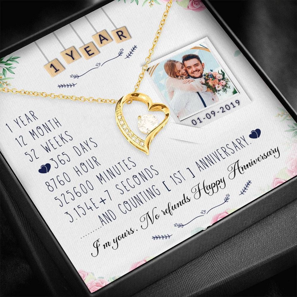 One Year Anniversary Lovable Forever Love Necklace For Wife