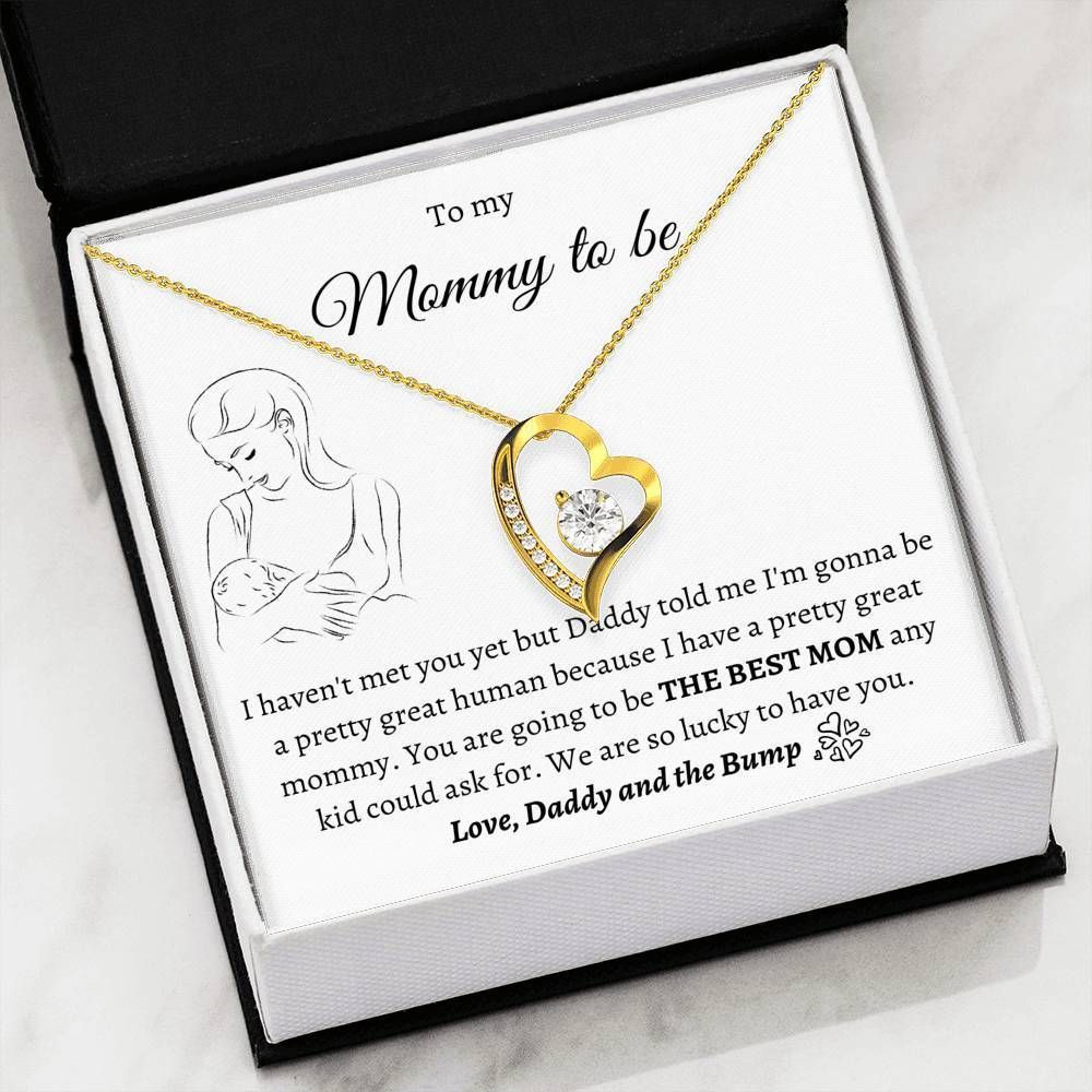 Gift For Mom To Be You Are Going To Be The Best Mom Forever Love Necklace