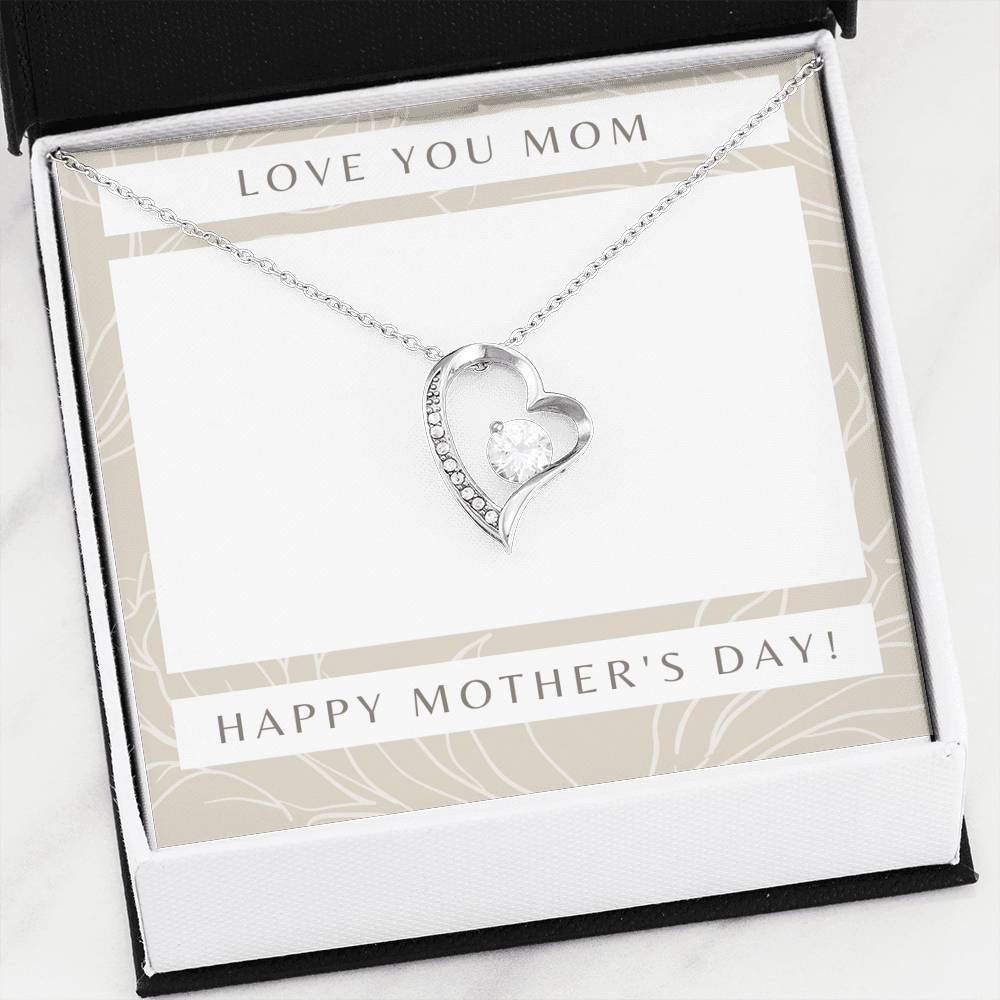 Happy Mother's Day Forever Love Necklace Gift For Mum