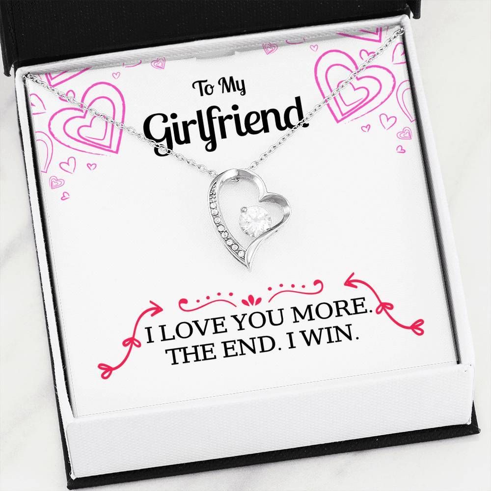 Love You More The End I Win Forever Love Necklace Gift For Her