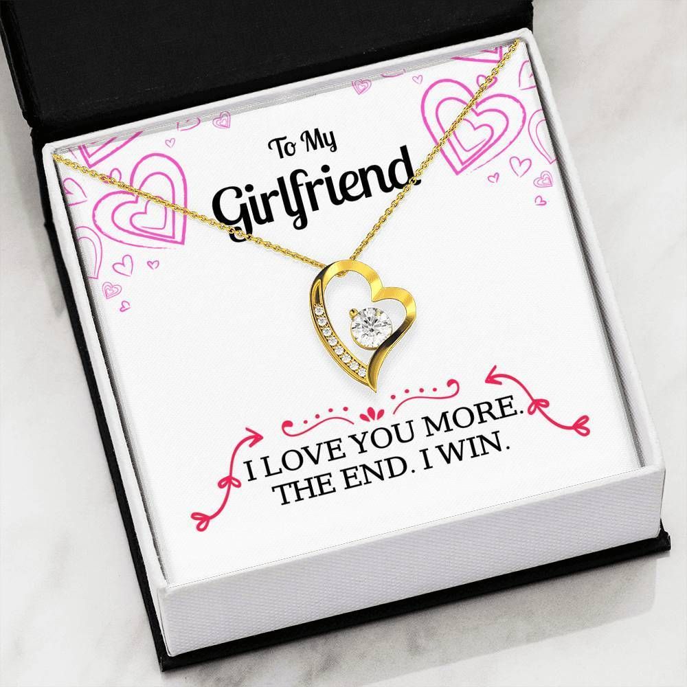 Love You More The End I Win Forever Love Necklace Gift For Her