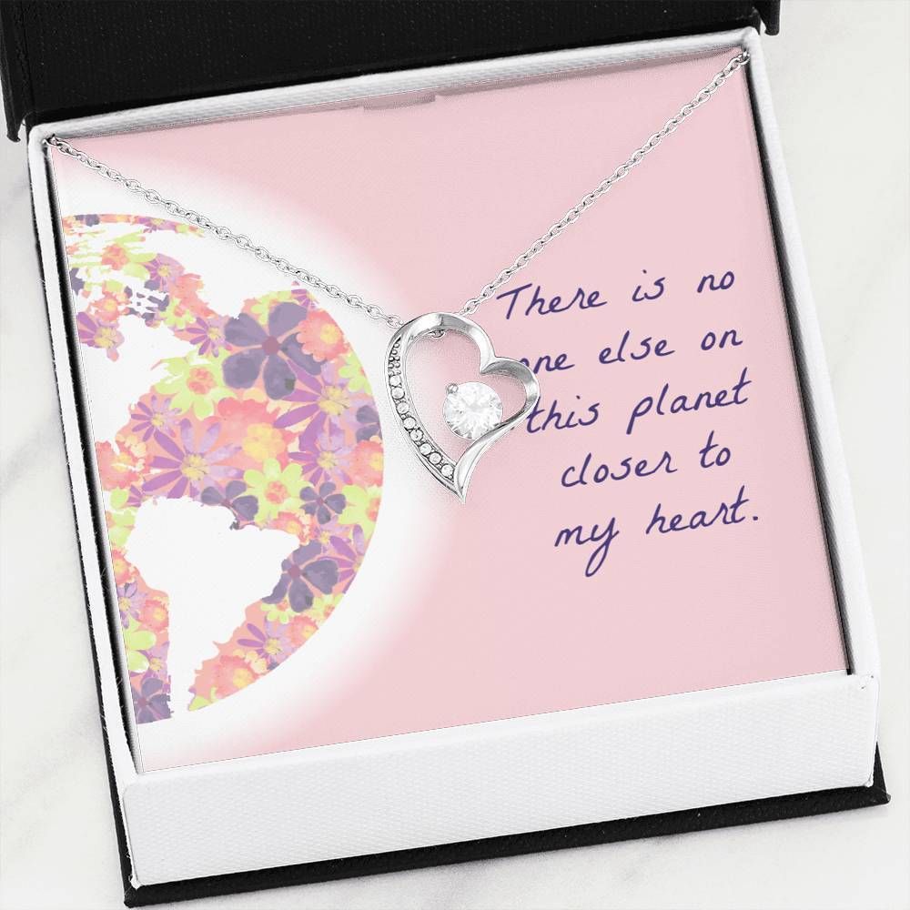 This Planet Closer To My Heart Forever Love Necklace For Mom