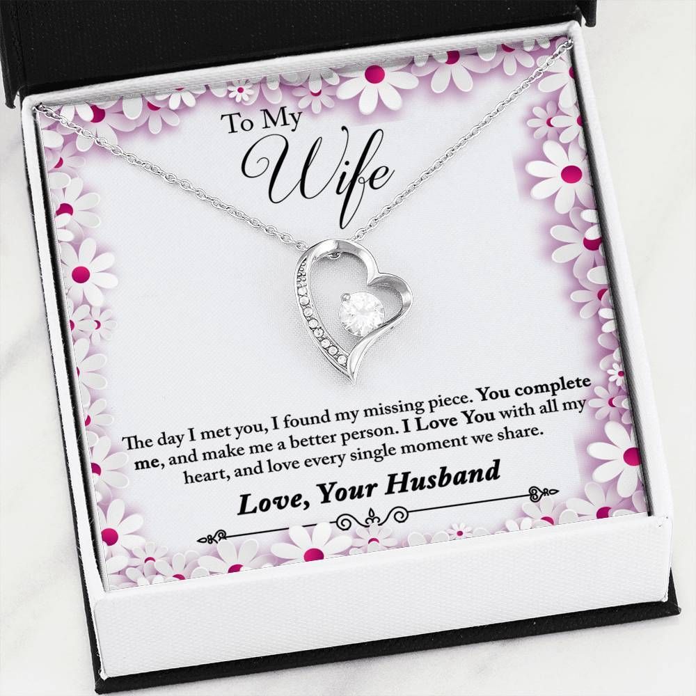 My Missing Piece Forever Love Necklace For Wife