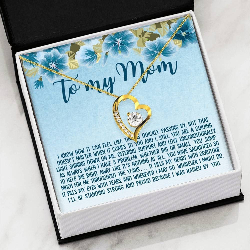 To my Mom Gift for Birthday Anniversary Or Any Occasion Forever Love Necklace