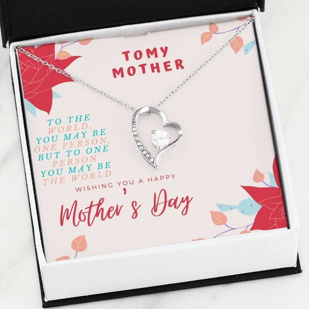 You're My Only One Love Forever Love Necklace For Mom