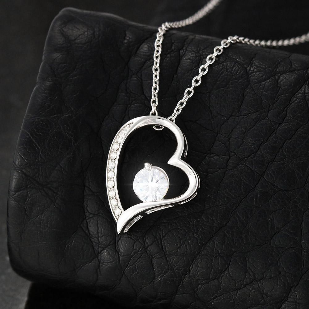 A Piece Of My Heart Lives In Heaven Forever Love Necklace