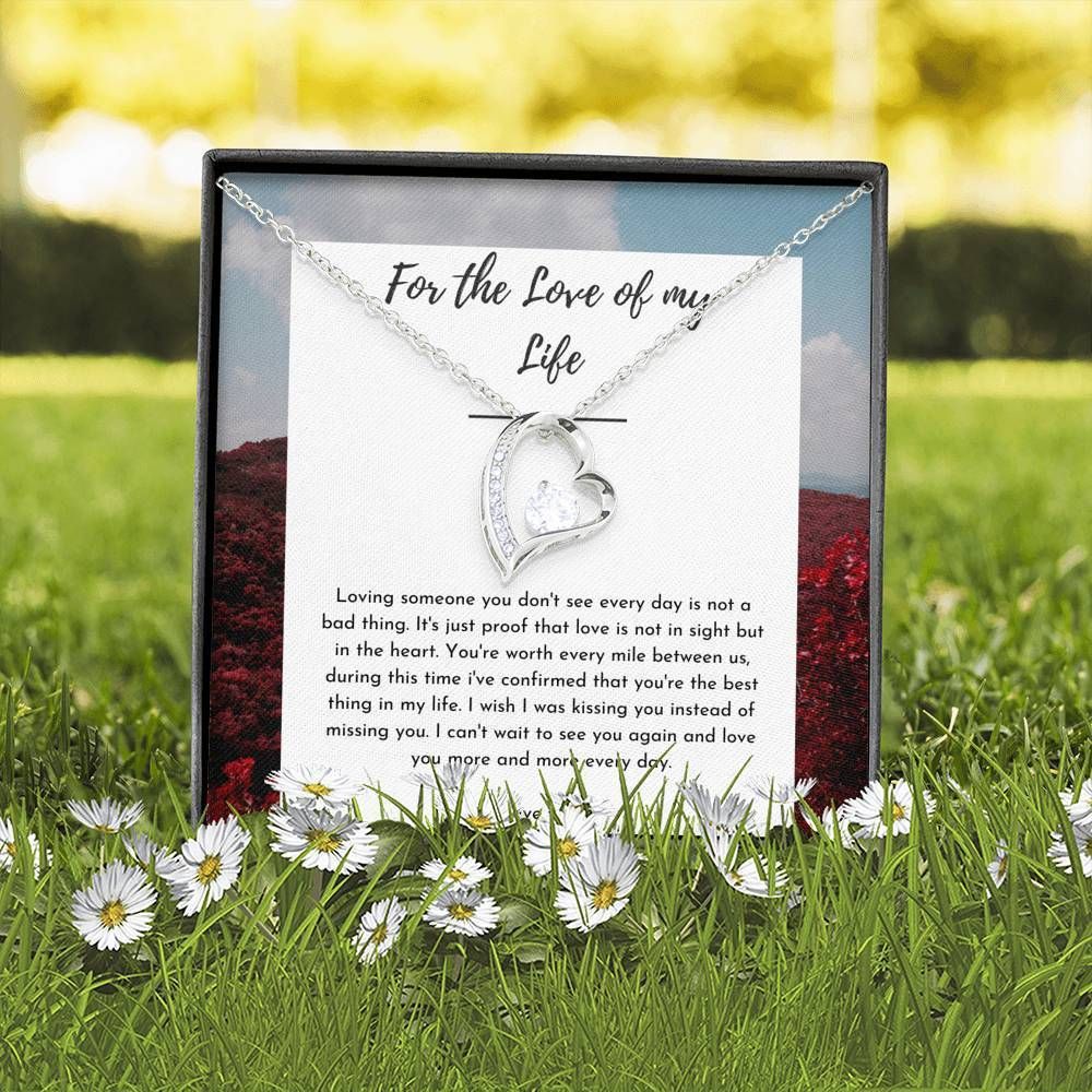 Can't Wait To See You Again Forever Love Necklace For Wife