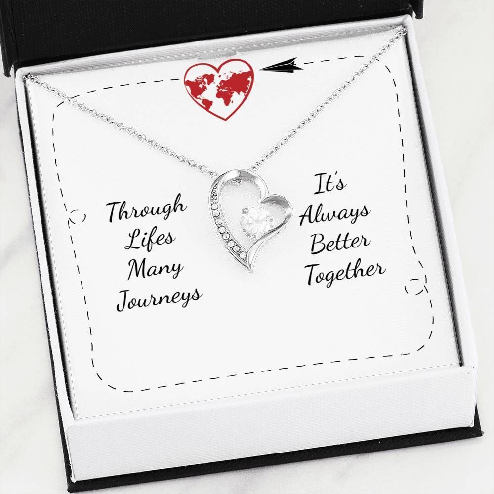 It's Always Better Together Forever Love Necklace For Daughter