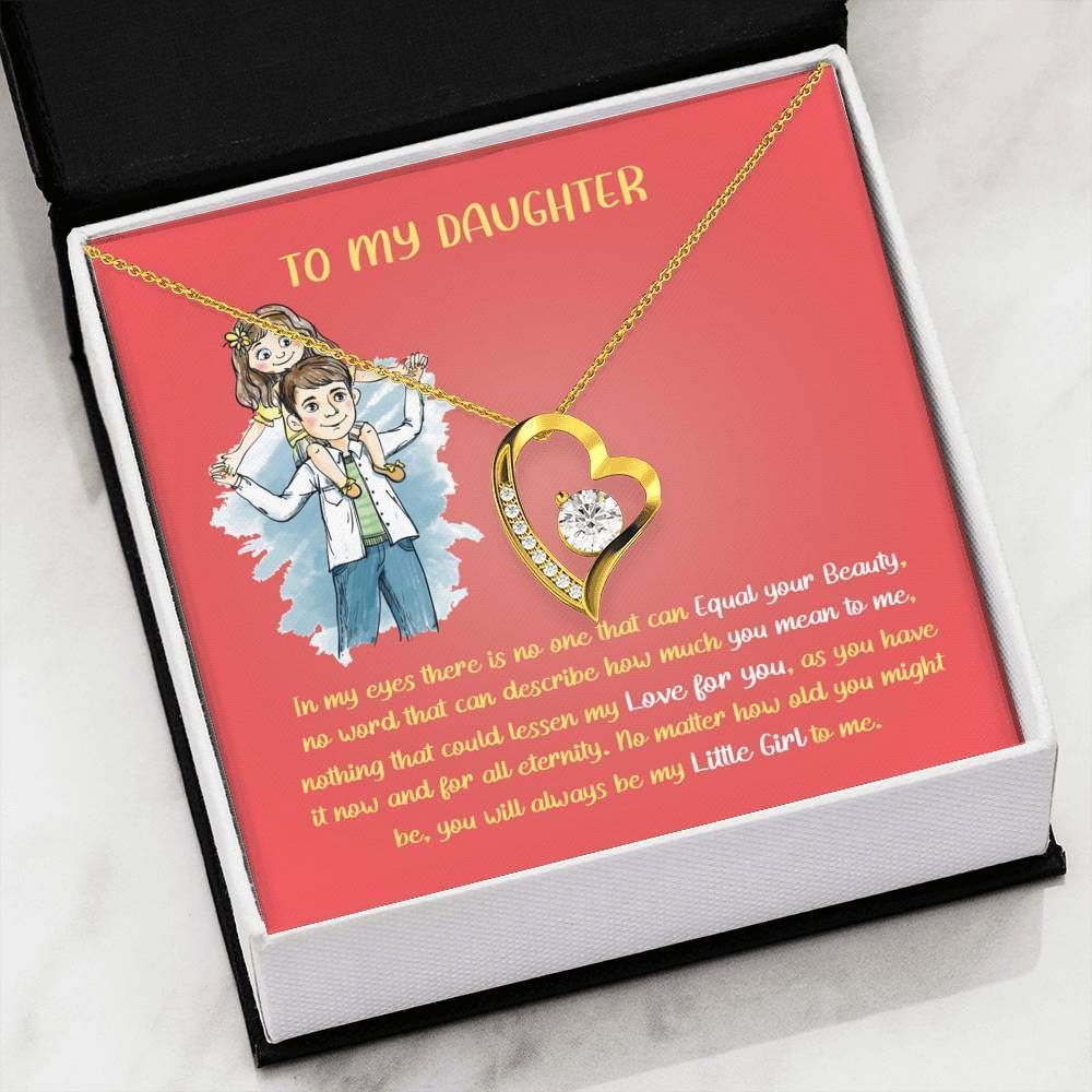 How Much You Mean To Me Forever Love Necklace For Daughter