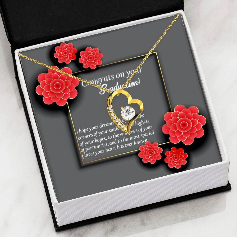 I Hope Your Dream Come True Forever Love Necklace Graduations Gift For Daughter