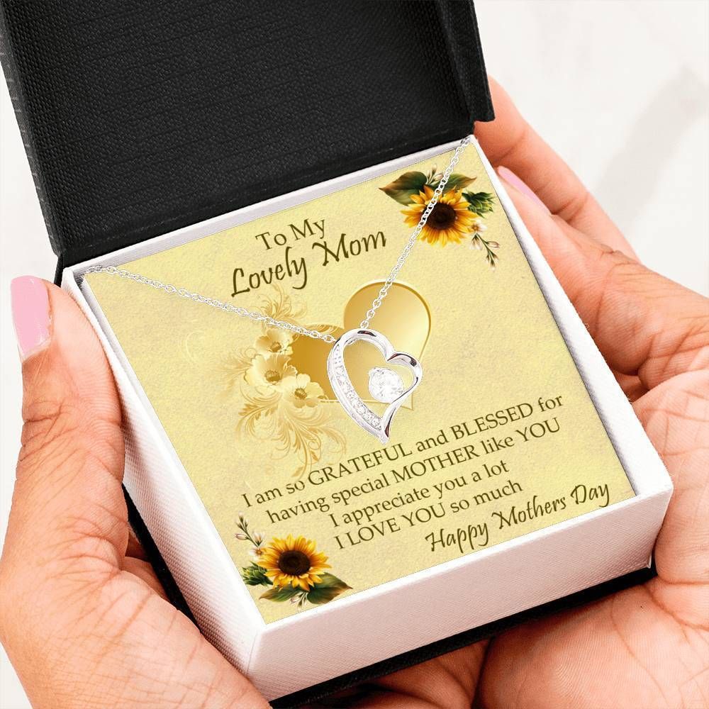 To My Love Mom I Want To Say That I Love You Forever Love Necklace