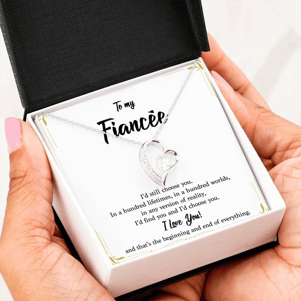 I'd Find You And I'd Choose You Forever Love Necklace For Fiancee