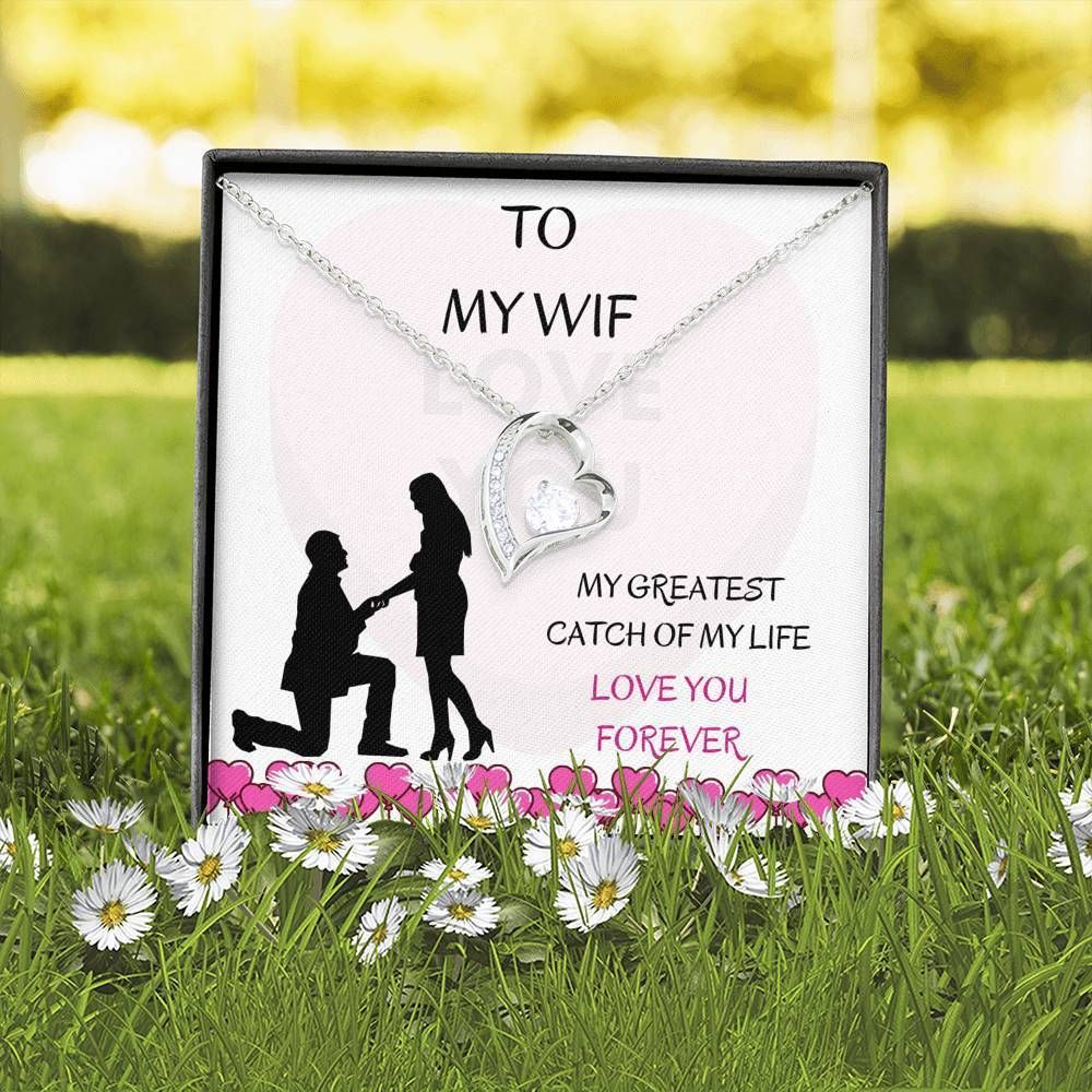 I Love You Forever Gift For Wife Forever Love Necklace