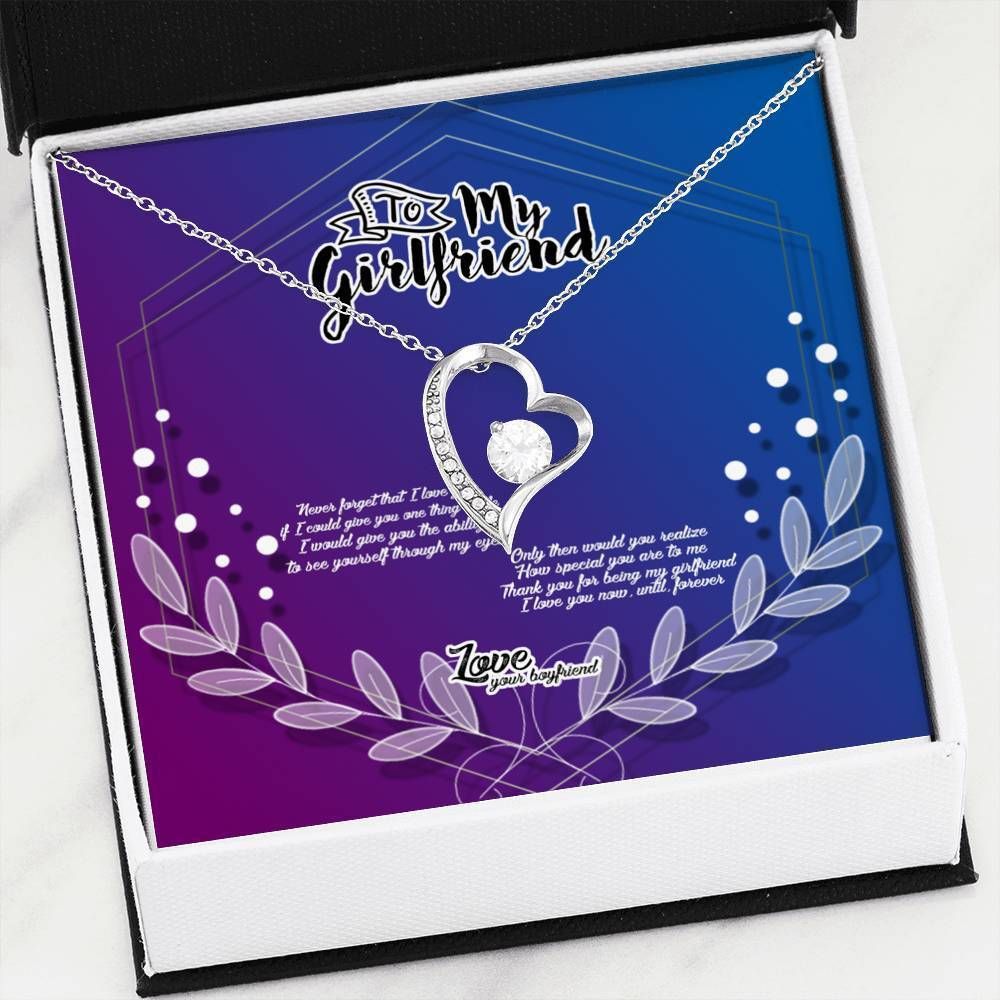 I Love You All Times Forever Love Necklace For Girlfriend