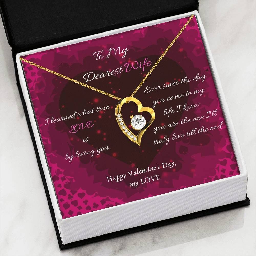 True Love Become To Us Forever Love Necklace For Wife