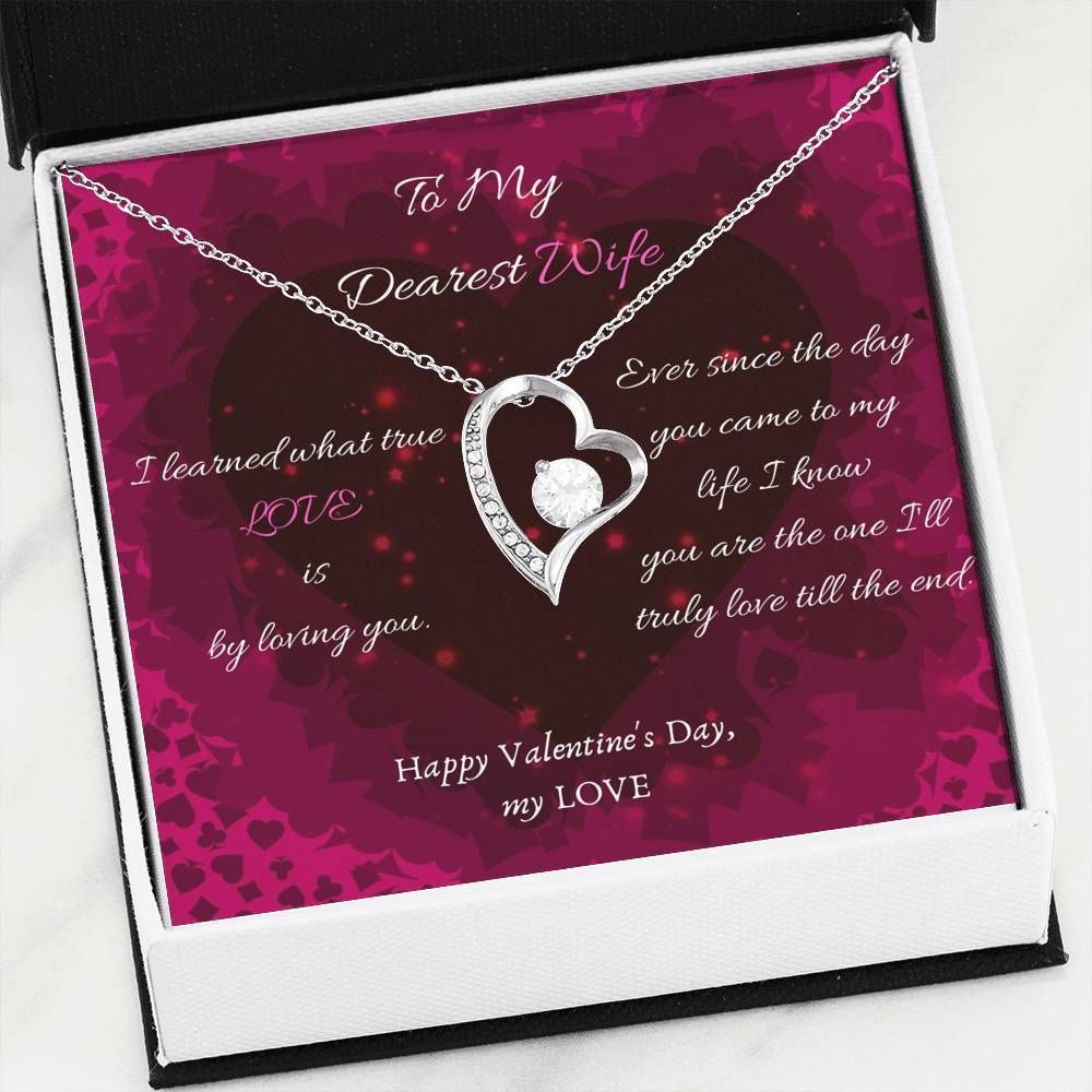 True Love Become To Us Forever Love Necklace For Wife