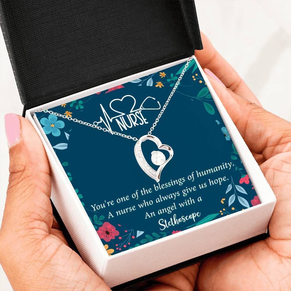 A Nurse Give Us Hope Forever Love Necklace Gift For Nurse