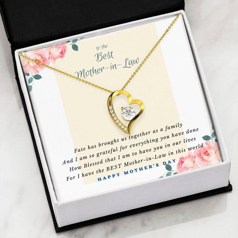 I Have The Best Mother-in-law In This World Forever Love Necklace For Mother-in-law