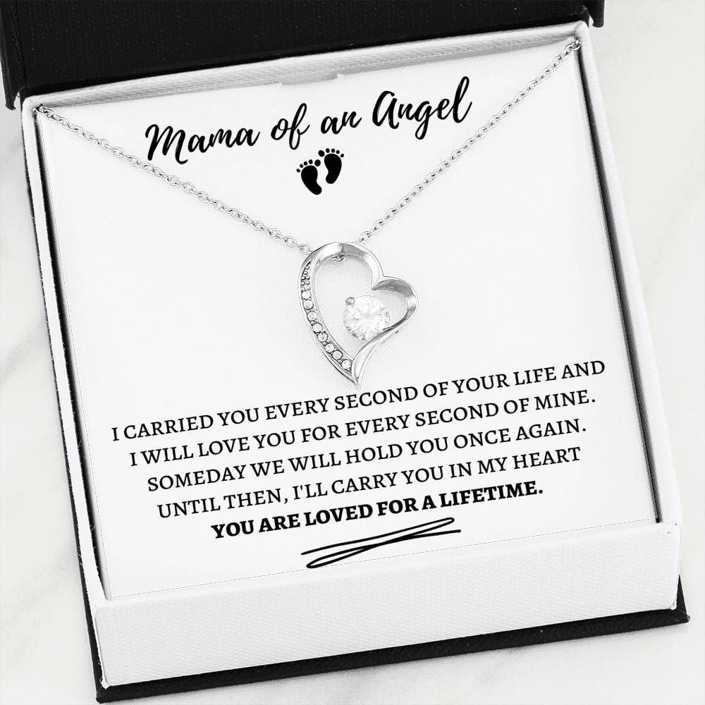 You're Loved For A Lifetime Forever Love Necklace For Angel Mom