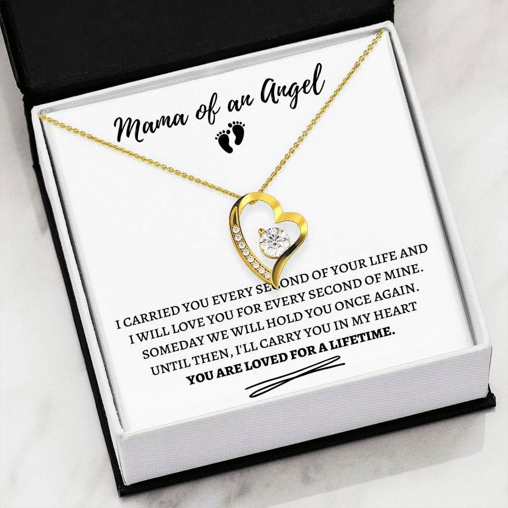 You're Loved For A Lifetime Forever Love Necklace For Angel Mom