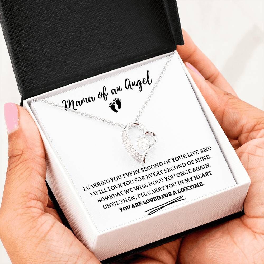 You're Loved For A Lifetime Forever Love Necklace For Angel Mom