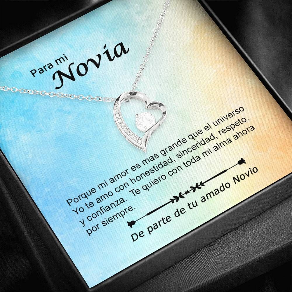 Con Toda Mi Alma Forever Love Necklace For Novia