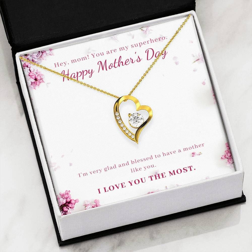 You Are My Superhero Forever Love Necklace Gift For Mom