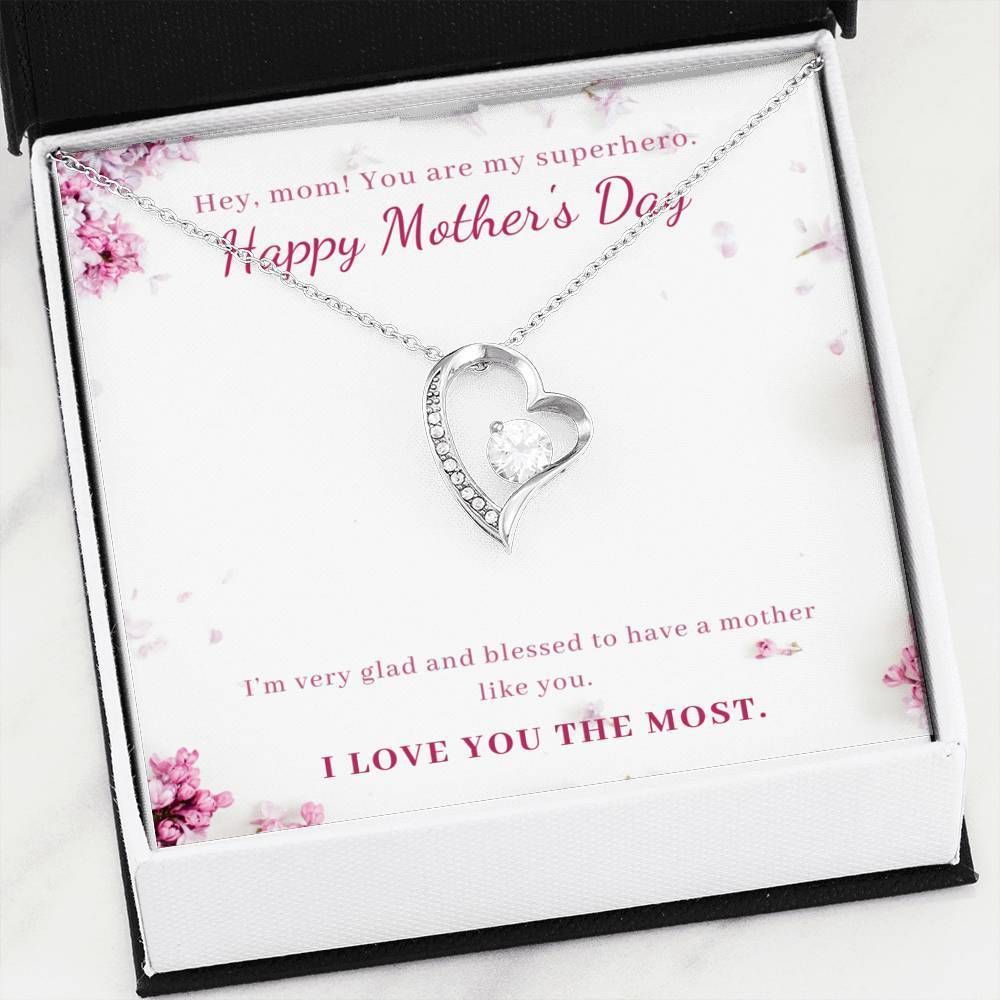 You Are My Superhero Forever Love Necklace Gift For Mom