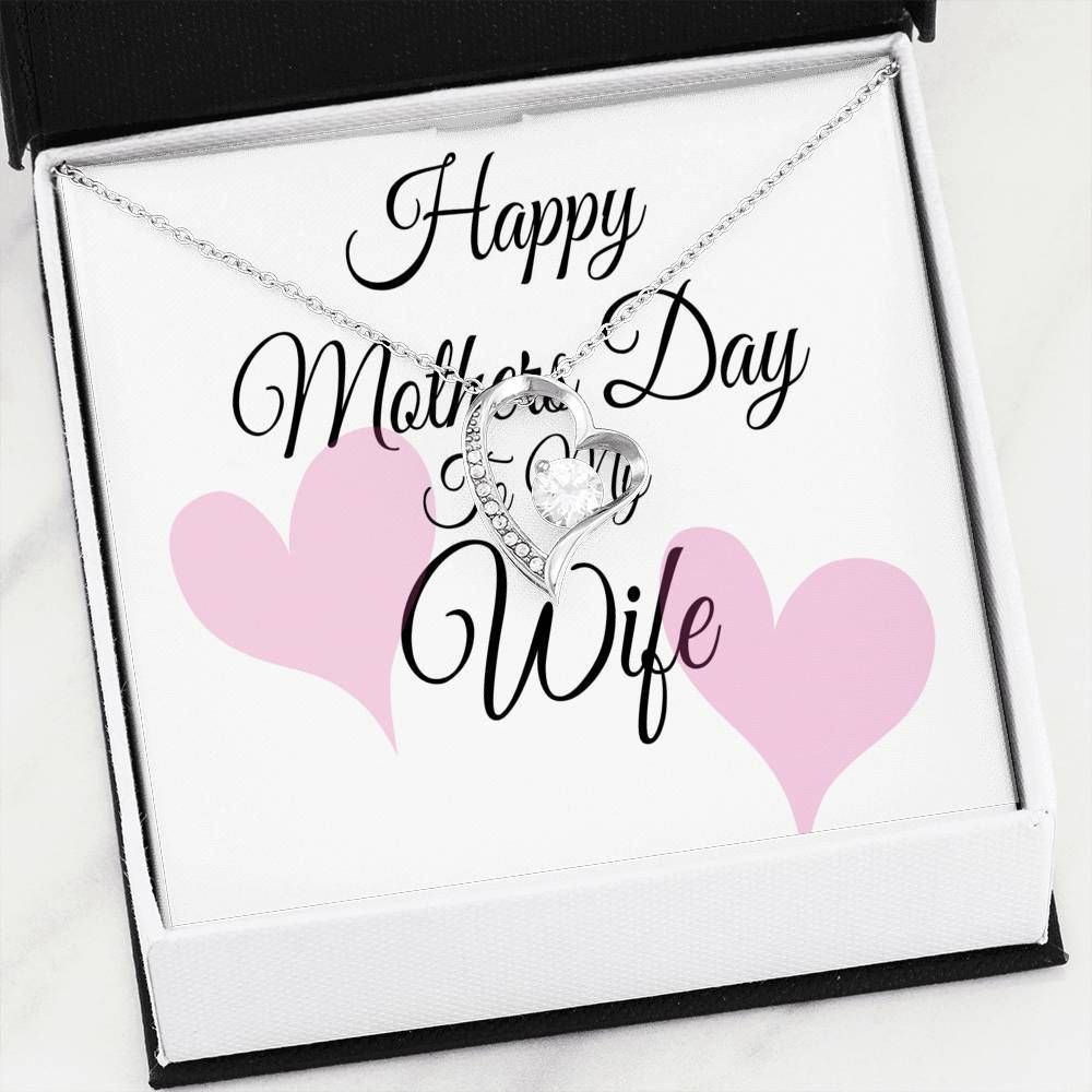 Happy Mother's Day For Wife Forever Love Necklace