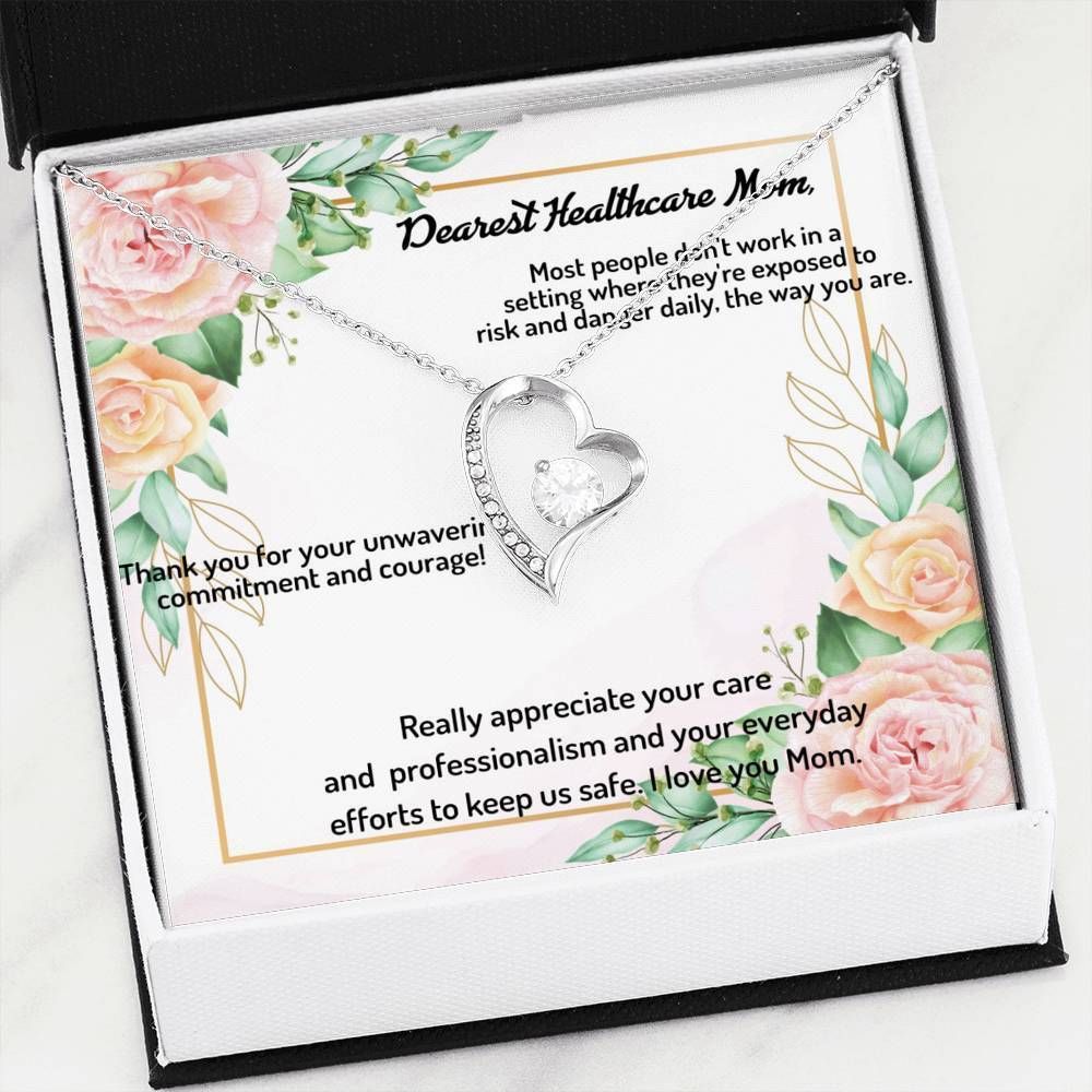 Your Everyday Efforts To Keep Us Safe Forever Love Necklace For Mom