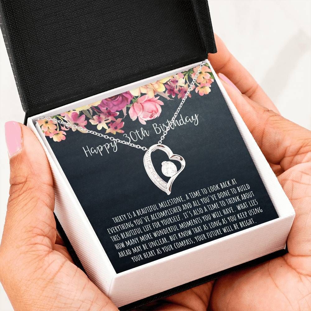 Thirty Is A Beautiful Milestone Forever Love Necklace Gift For Women