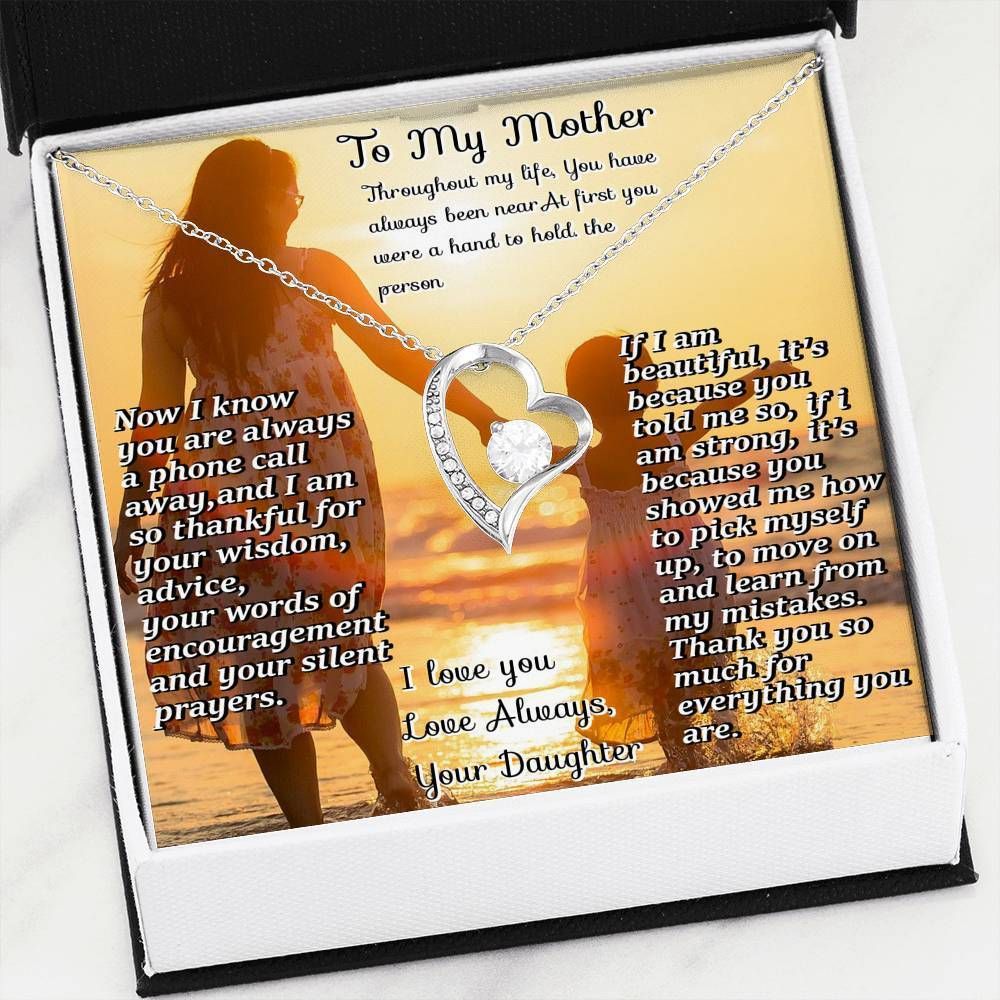 Thanks So Much For Everything You Are Forever Love Necklace For Mom