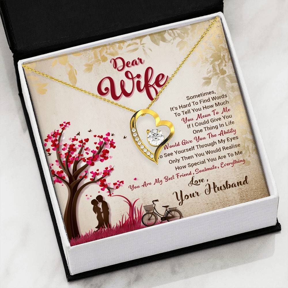 How Much You Mean To Me Forever Love Necklace For Wife