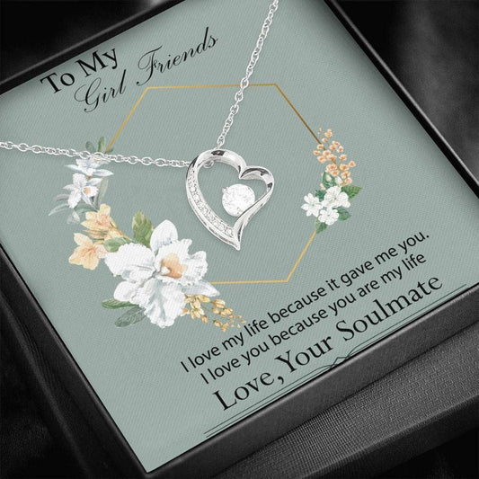 You Are My Life Forever Love Necklace Gift For Her