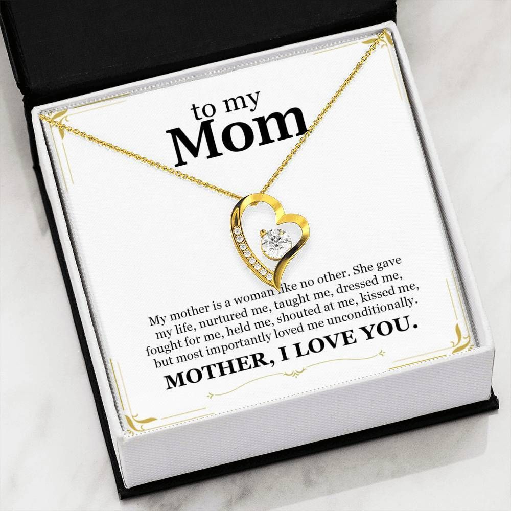 She Gave Me Life Forever Love Necklace Gift For Mom