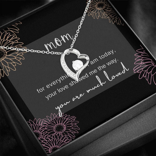 You Are Much Loved Forever Love Necklace Gift For Mom