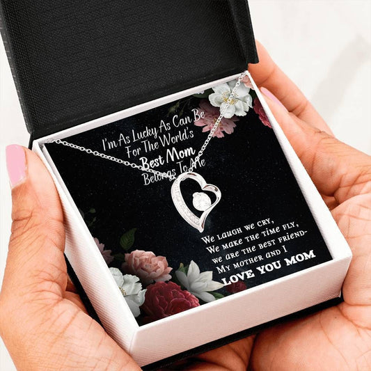 We Love You Cry Forever Love Necklace For Mom