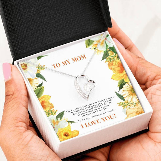 You Are The Best Mom In The World Forever Love Necklace Gift For Mom