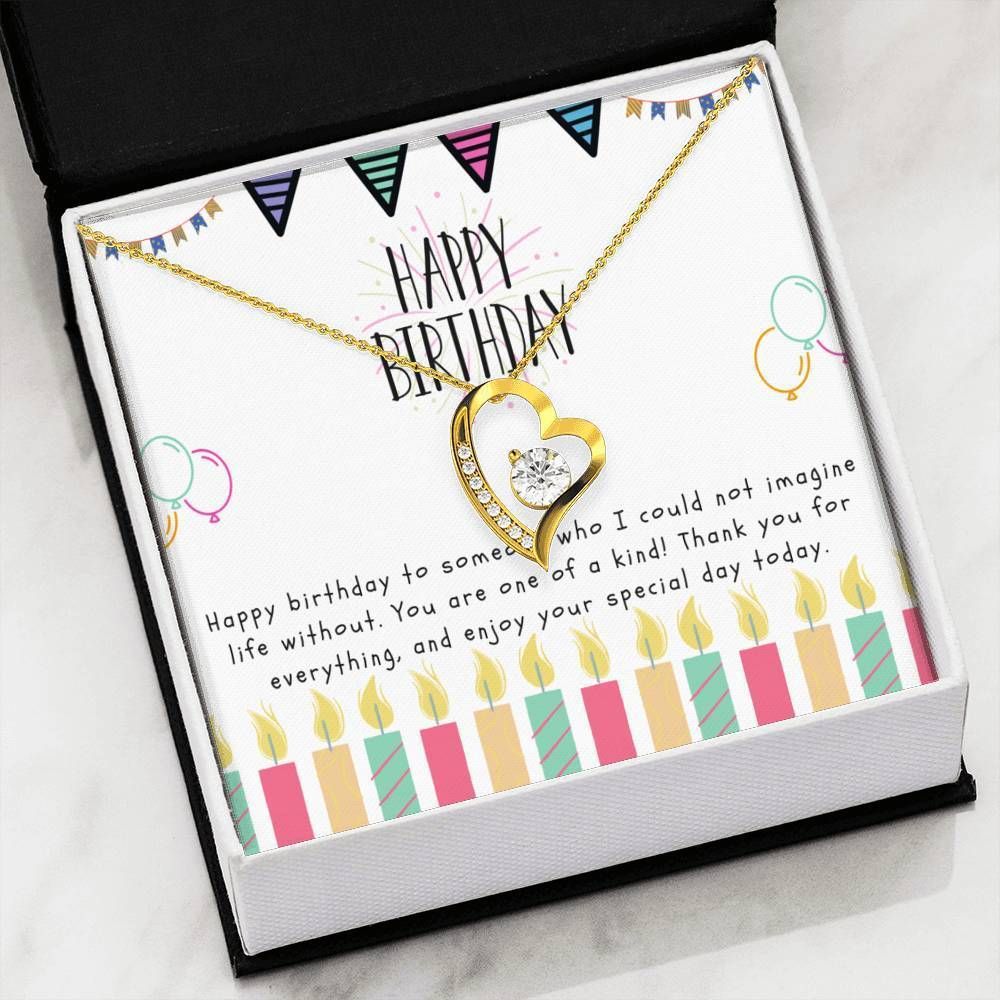 Enjoy Your Special Day Today Forever Love Necklace Birthday For Daughter