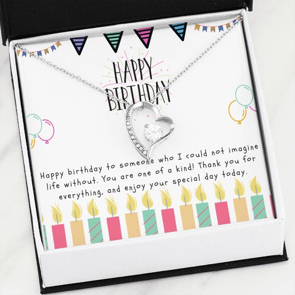 Enjoy Your Special Day Today Forever Love Necklace Birthday For Daughter