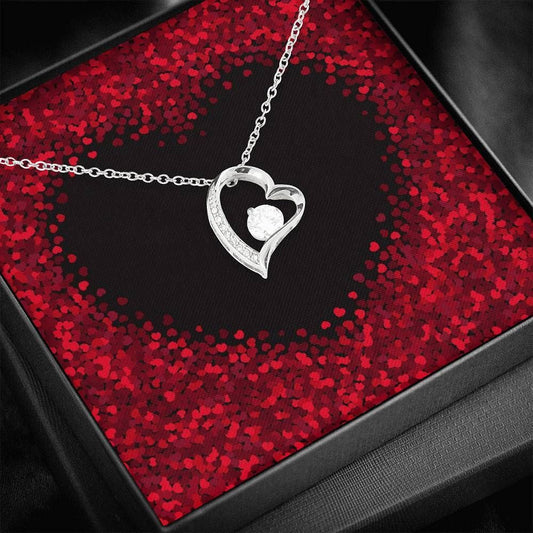 Happy Valentines Day To My Lover Forever Love Necklace