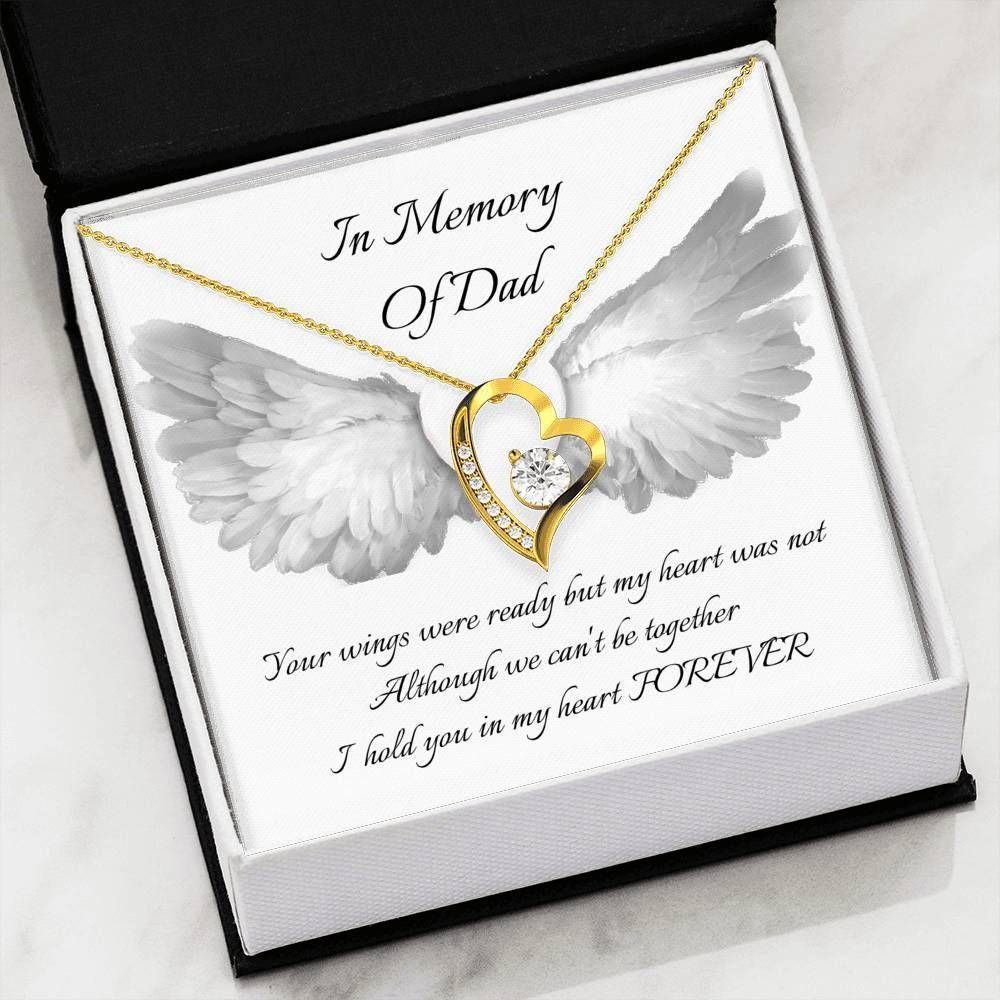 In Memory Of Angel Dad Forever Love Necklace Gift For Women