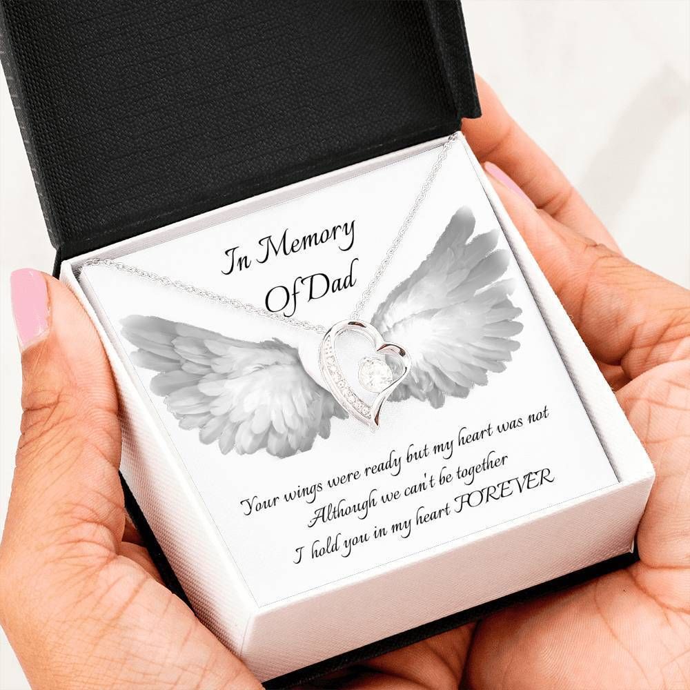 In Memory Of Angel Dad Forever Love Necklace Gift For Women