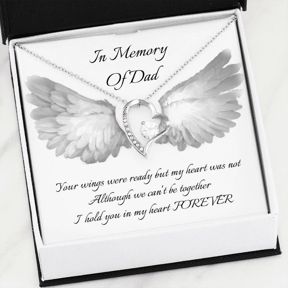 In Memory Of Angel Dad Forever Love Necklace Gift For Women