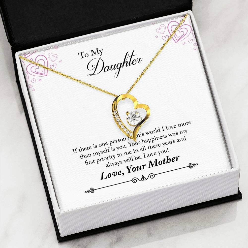 Love You Forever Love Necklace Gift For Daughter