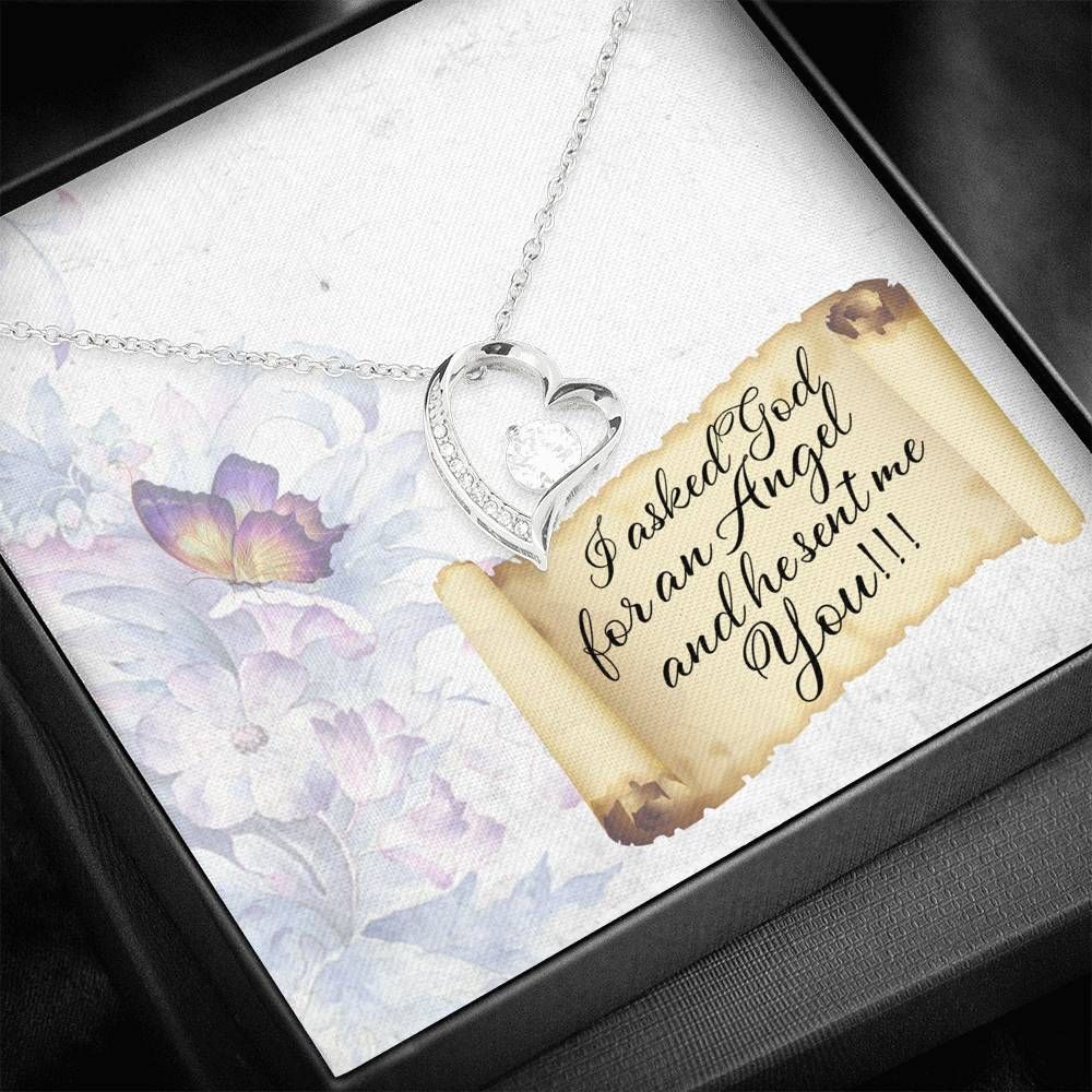 God Sent Me Angel You Forever Love Necklace For Wife