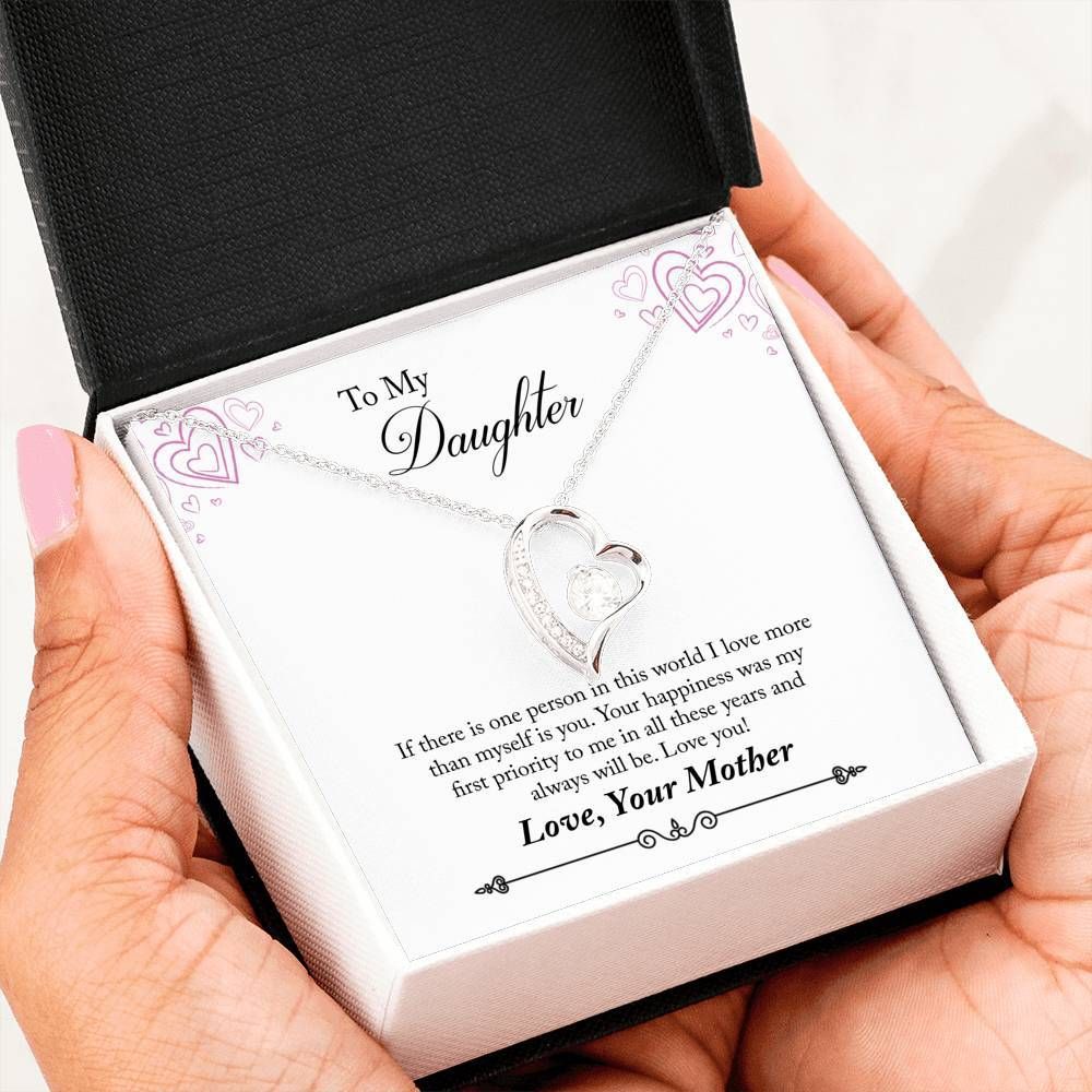 Love You Forever Love Necklace Gift For Daughter