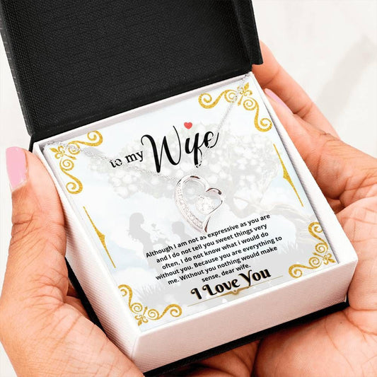 You Are Everything To Me Forever Love Necklace For Wife