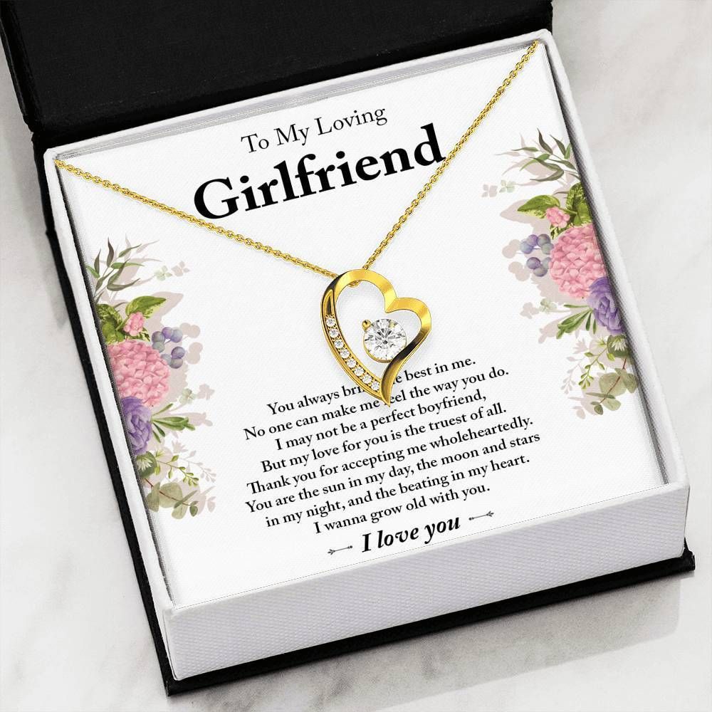 To My Loving Girlfriend You Always Be My Lover Forever Love Necklace